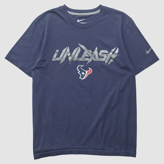 Houston Texans Nike 2010s T-shirt - Navy - S by Fanatics Real Vintage