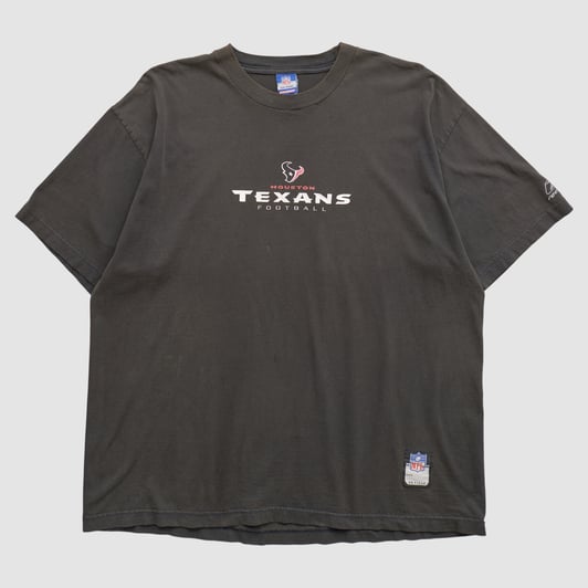Houston Texans Reebok 2000s T-shirt - Black - 2XL by Fanatics Real Vintage