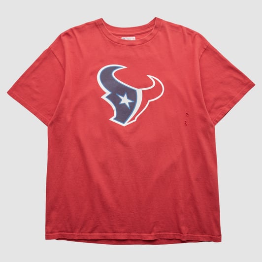 Houston Texans Team Edition Apparel 2000s T-shirt - Red - M by Fanatics Real Vintage