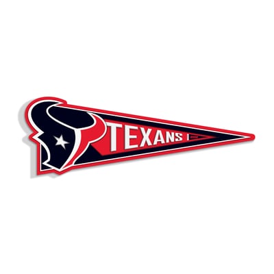 Houston Texans IDNA 23" 3D Pennant Wall Art