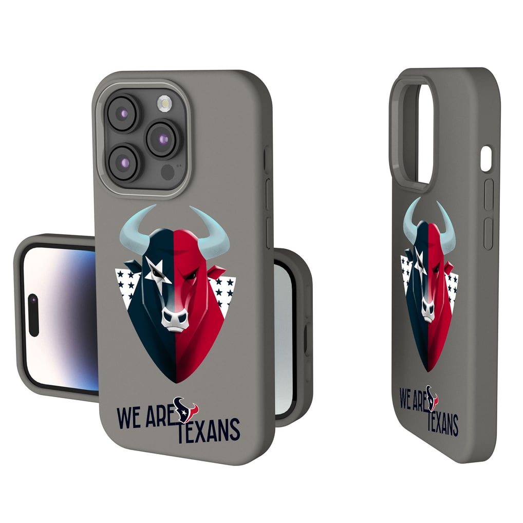 Houston Texans Keyscaper 2024 Illustrated Limited Edition Soft Touch iPhone Case - Gray
