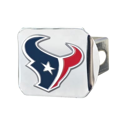 Houston Texans Logo Brands Chrome Hitch Cover