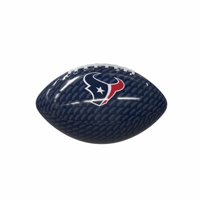 Houston Texans Logo Brands Rubber Glossy Mini Football