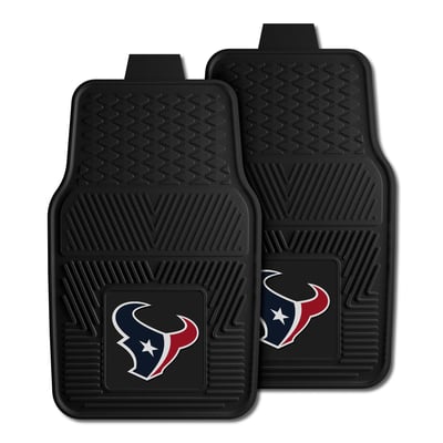 Houston Texans Logo Brands Two-Piece Vinyl Car Mat Set