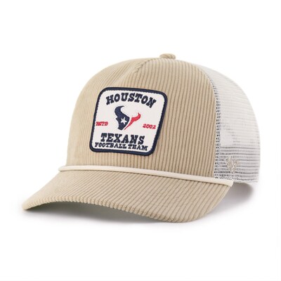 Houston Texans '47 Cordlandia Hitch Adjustable Hat - Khaki