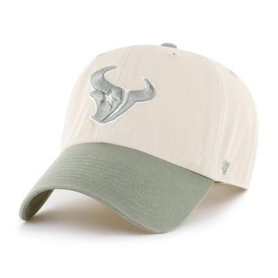 Houston Texans '47 Clean Up Adjustable Hat - Natural/Green