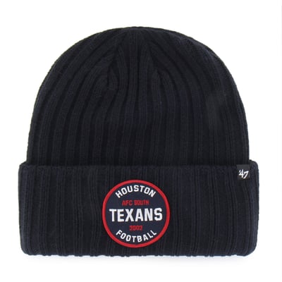  Houston Texans '47 Ribbed Snowdrift Cuffed Knit Hat - Navy