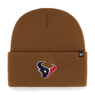 Houston Texans Carhartt x '47 Cuffed Knit Hat - Brown
