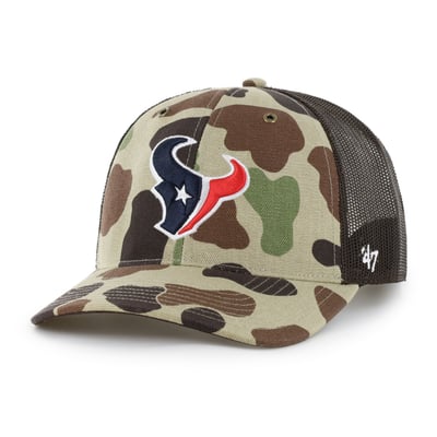 Houston Texans Carhartt x '47 Adjustable Trucker Hat - Duck Camo