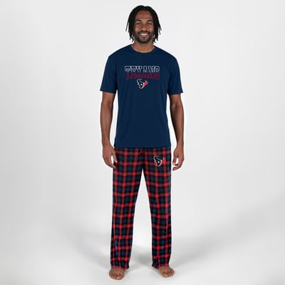 Houston Texans Concepts Sport Highland Sleep Set - Navy