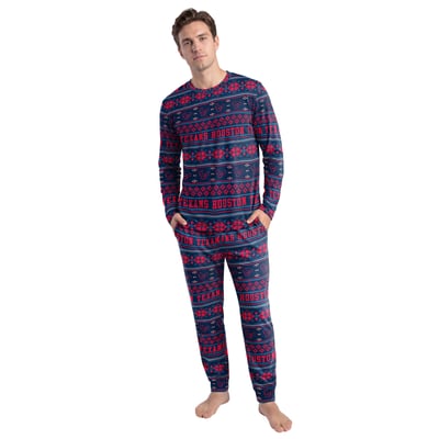 Houston Texans Concepts Sport Jubilee Long Sleeve T-Shirt & Pant Set - Navy