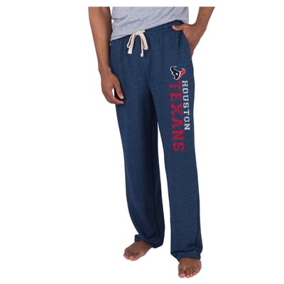 Houston Texans Concepts Sport Mainstream French Terry Tri-Blend Sweatpants - Navy