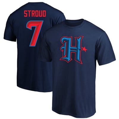 C.J. Stroud Houston Texans Fanatics Big & Tall Name & Number T-Shirt - Navy