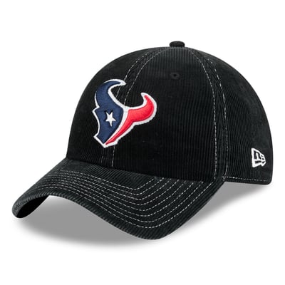 Houston Texans New Era  Corduroy Casual Classic Adjustable Hat - Black