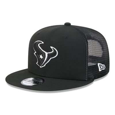 Houston Texans New Era 9FIFTY Snapback Trucker Hat - Black/White