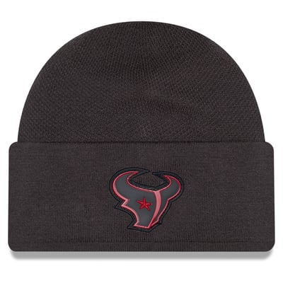Houston Texans New Era 2026 Sideline Cold Weather  Skully Knit Hat - Charcoal