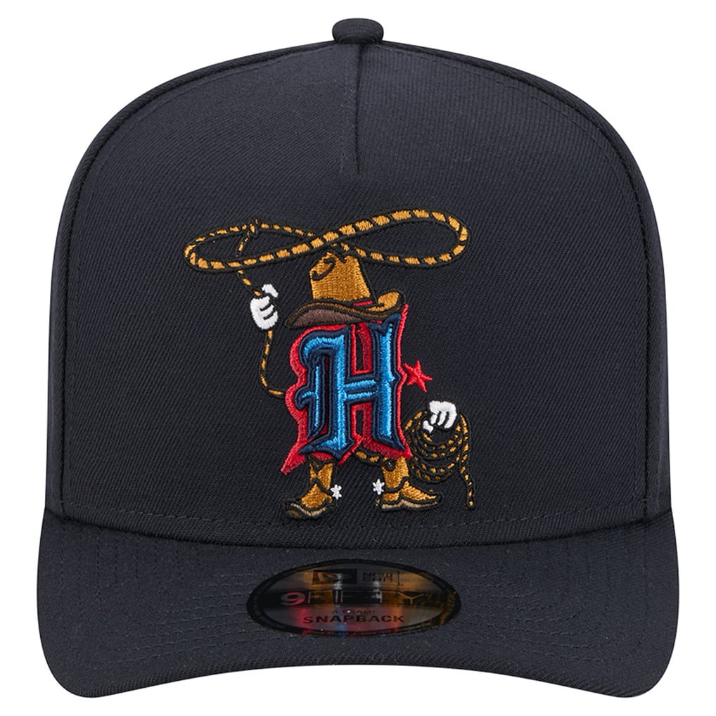 Houston Texans New Era Cartoon A-Frame 9FIFTY Snapback - Navy