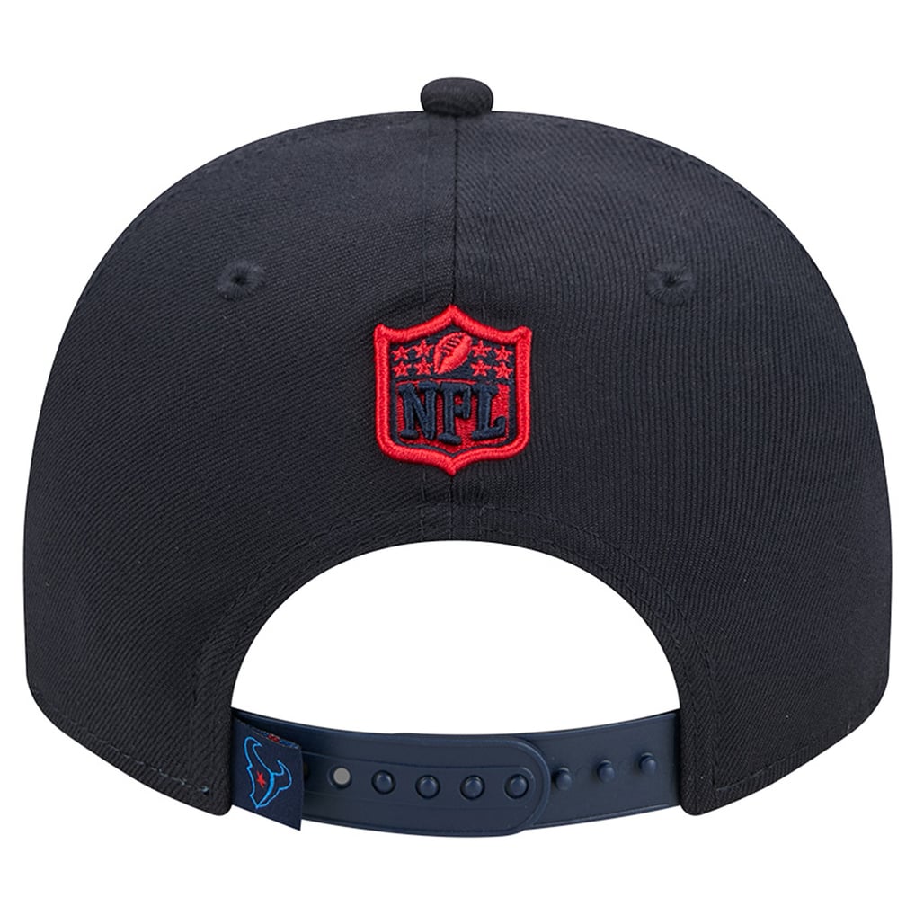 Houston Texans New Era Cartoon A-Frame 9FIFTY Snapback - Navy