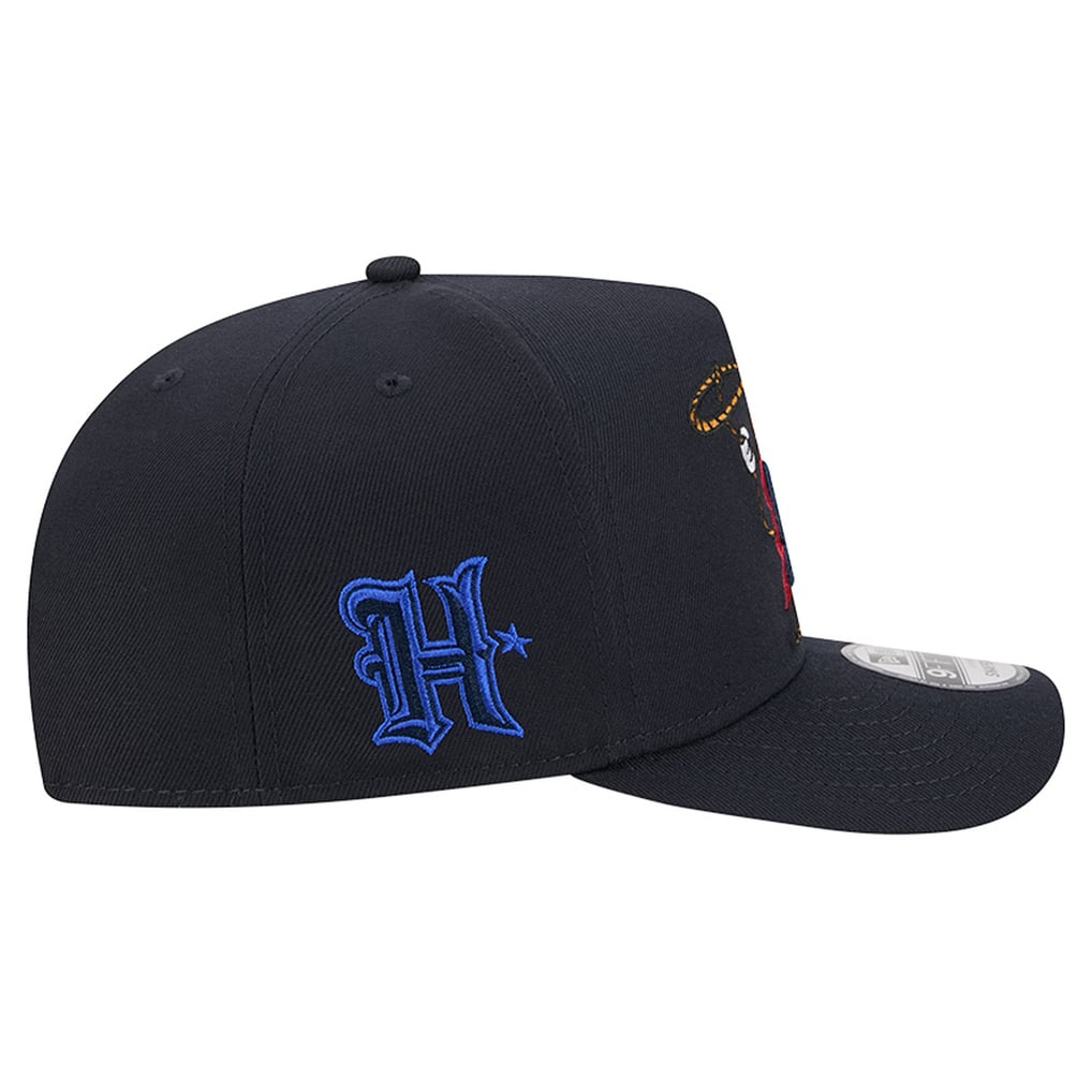 Houston Texans New Era Cartoon A-Frame 9FIFTY Snapback - Navy