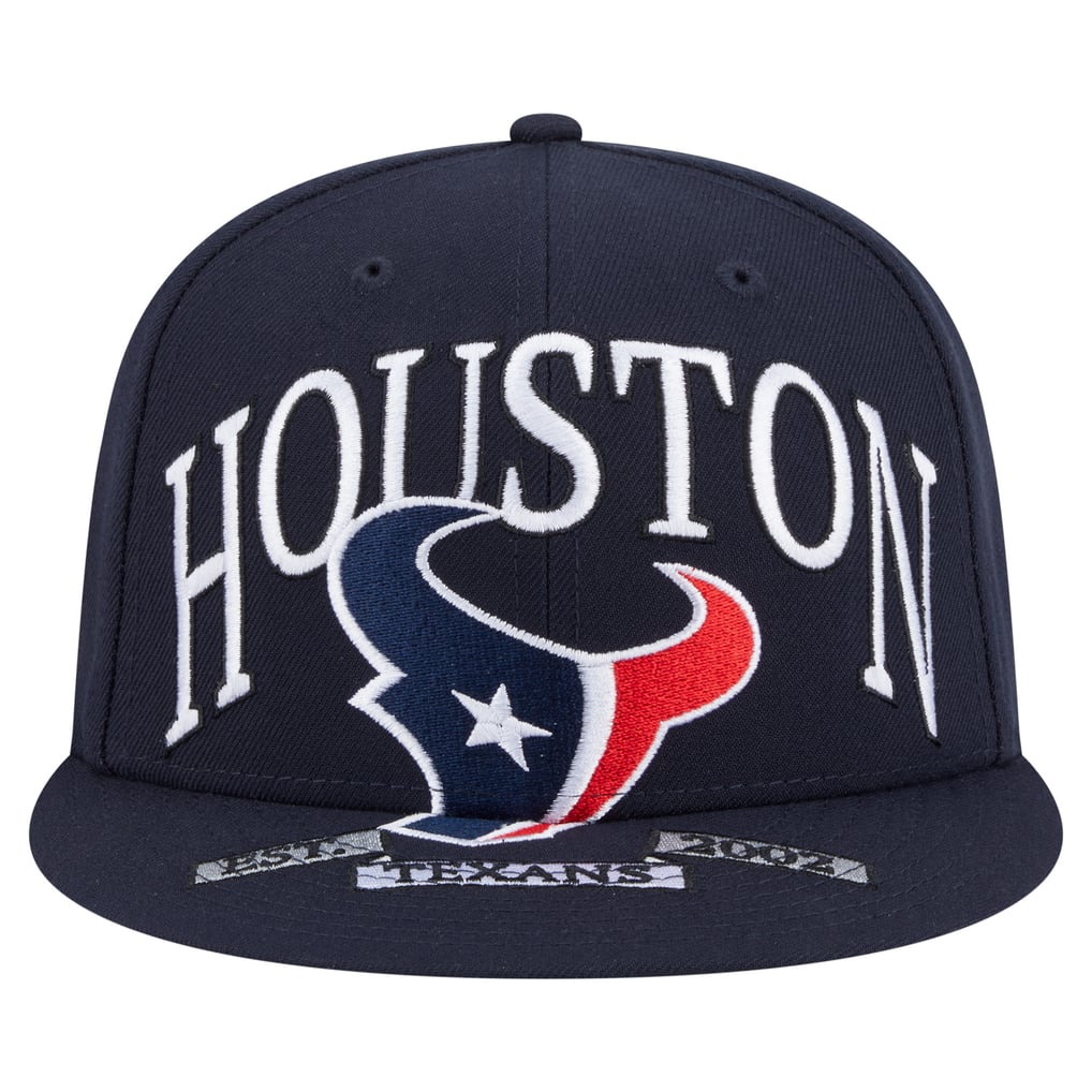 Houston Texans New Era  Oversized 59FIFTY Fitted Hat - Navy