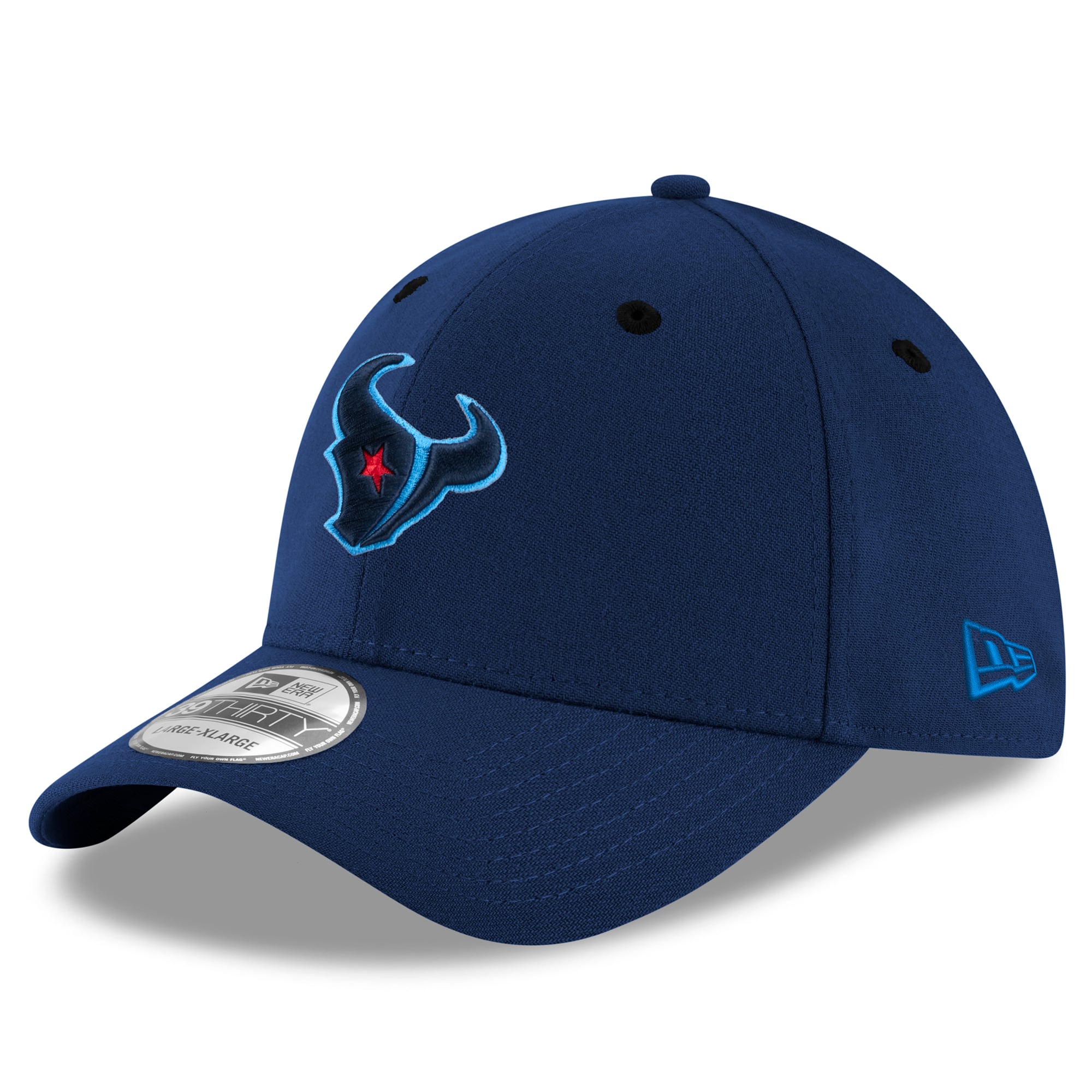 Houston Texans Navy Blue Sequin Star Football Hat Cap New Era Women main image 2