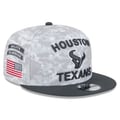 Men's Houston Texans New Era White/Graphite 2024 Salute To Service ...