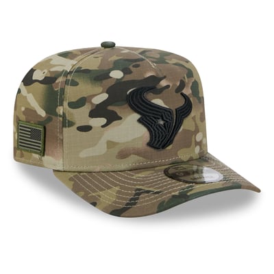 Houston Texans New Era x BJ Betts 2026 Salute To Service 9FIFTY A-Frame Snapback Hat - Camo