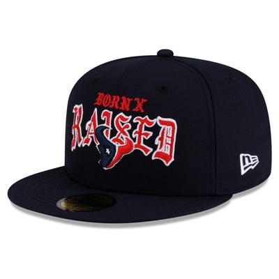 Houston Texans New Era x Born x Raised 59FIFTY Fitted Hat - Navy