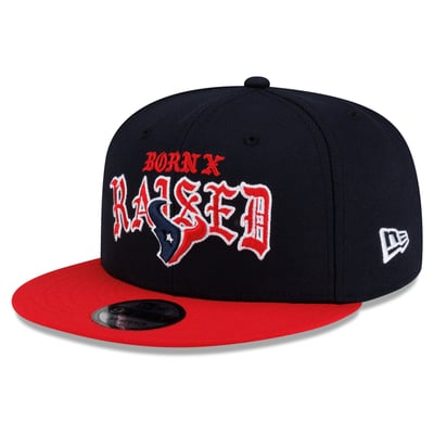 Houston Texans New Era x Born x Raised 9FIFTY Snapback Hat - Navy/Red