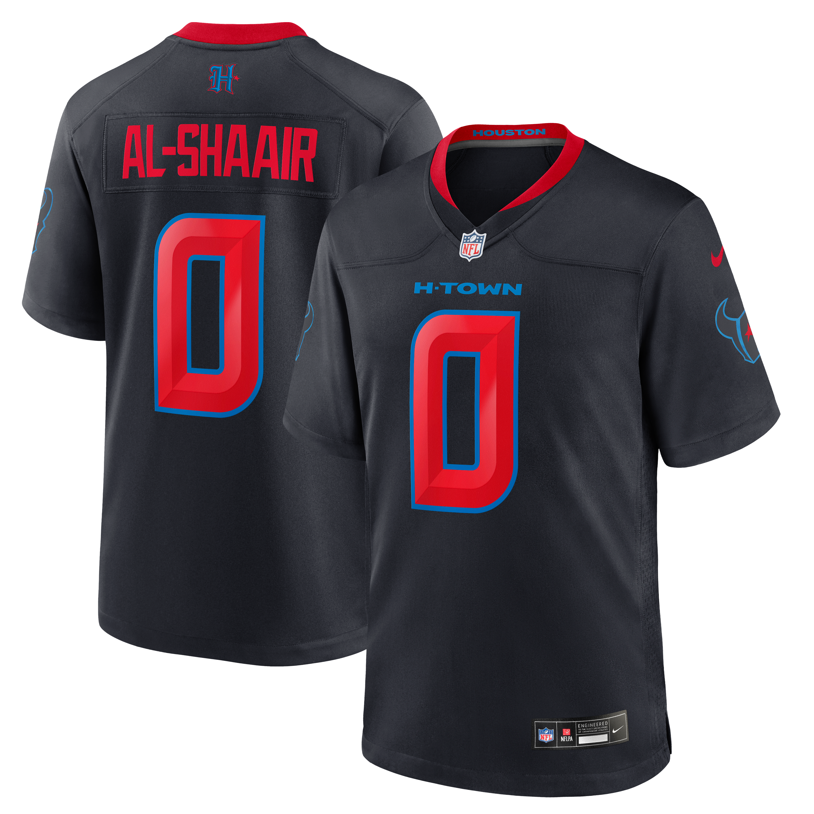Azeez Al Shaair Houston Texans Alternate Game Jersey Navy