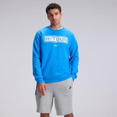  Houston Texans Nike 2026 Rivalries Collection Dri-FIT Crew Sweatshirt - Blue