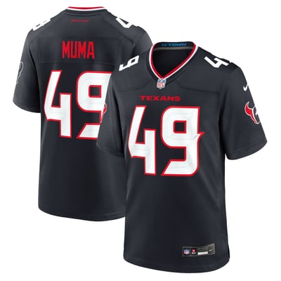 Chad Muma Houston Texans Nike Team Game Jersey - Navy
