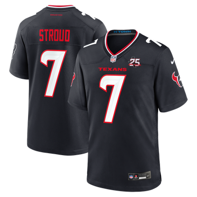 C.J. Stroud Houston Texans Nike Team 25th Season Game Jersey - Navy
