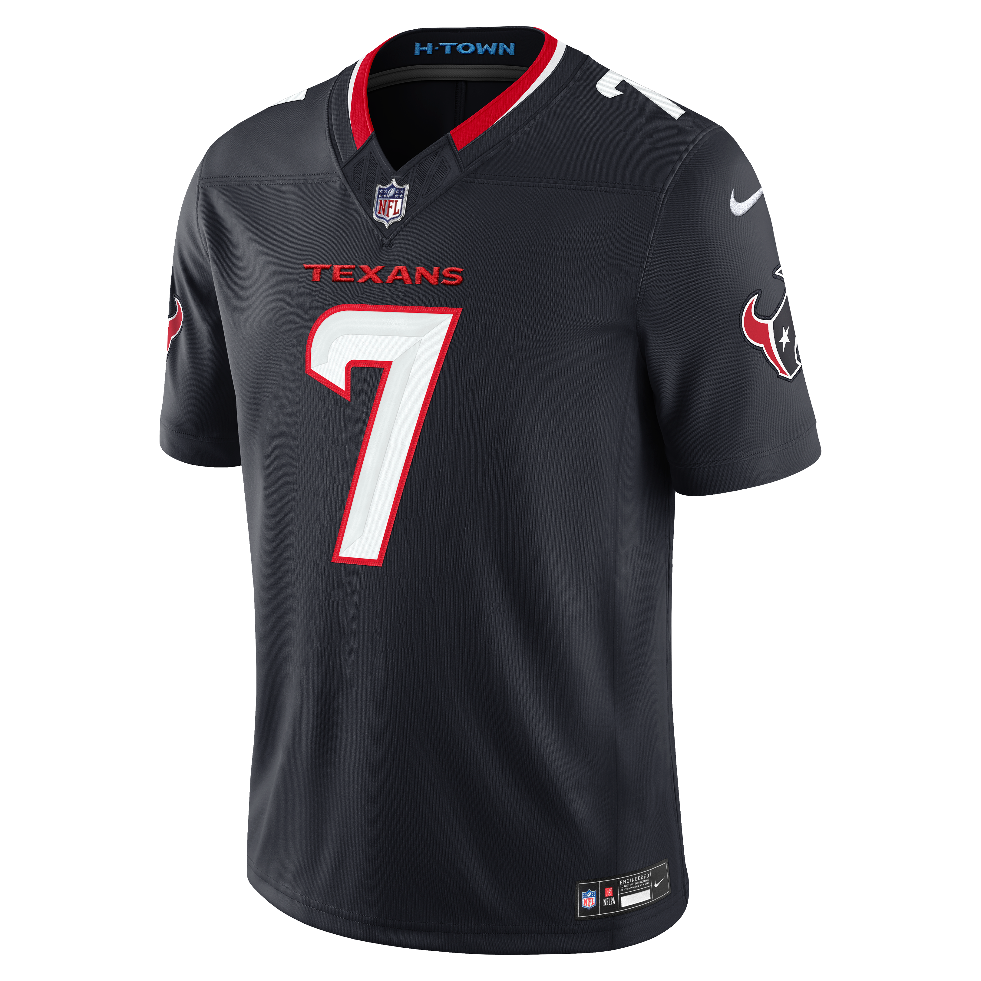 C.J. Stroud Houston Texans Team Vapor F.U.S.E. Stitched Limited Jersey Navy