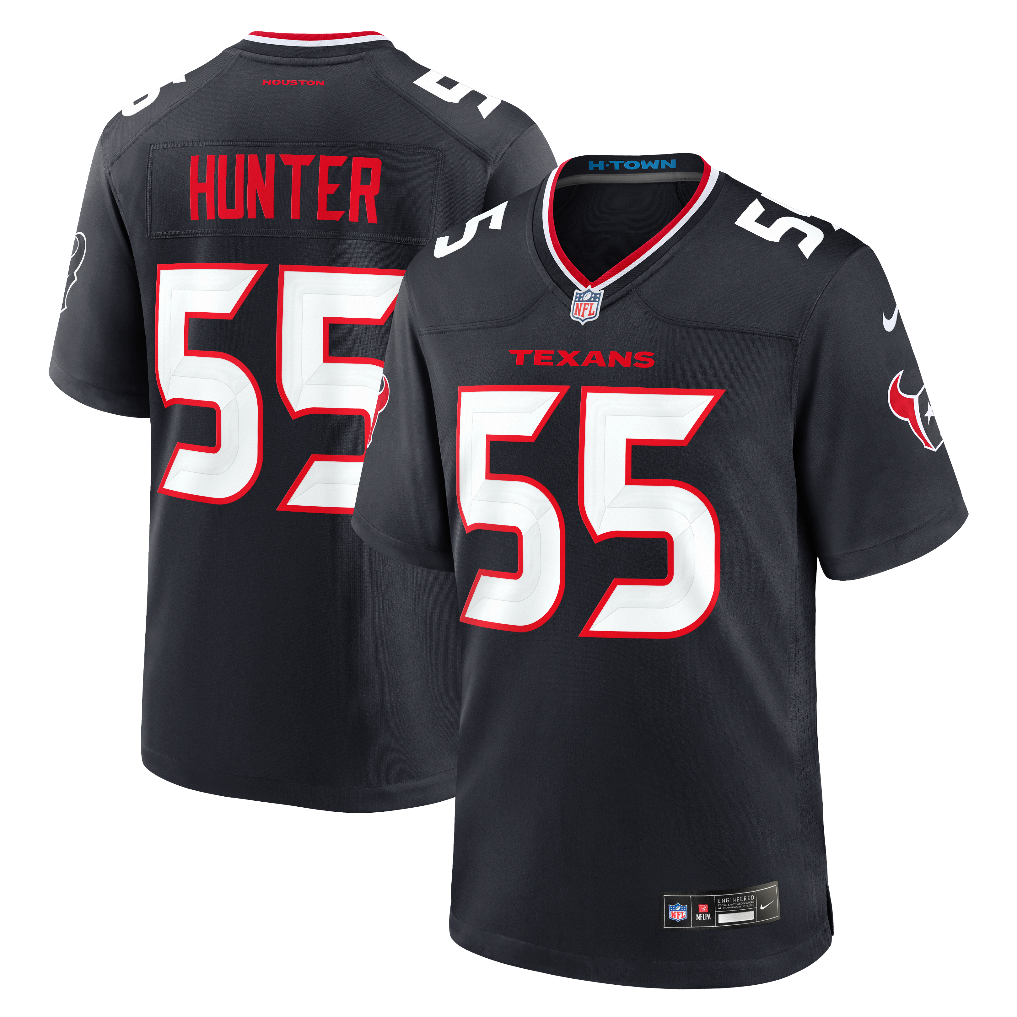 Danielle Hunter Houston Texans Team Game Jersey Navy