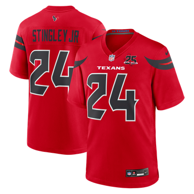 Derek Stingley Jr. Houston Texans Nike Alternate 25th Season Game Jersey - Red
