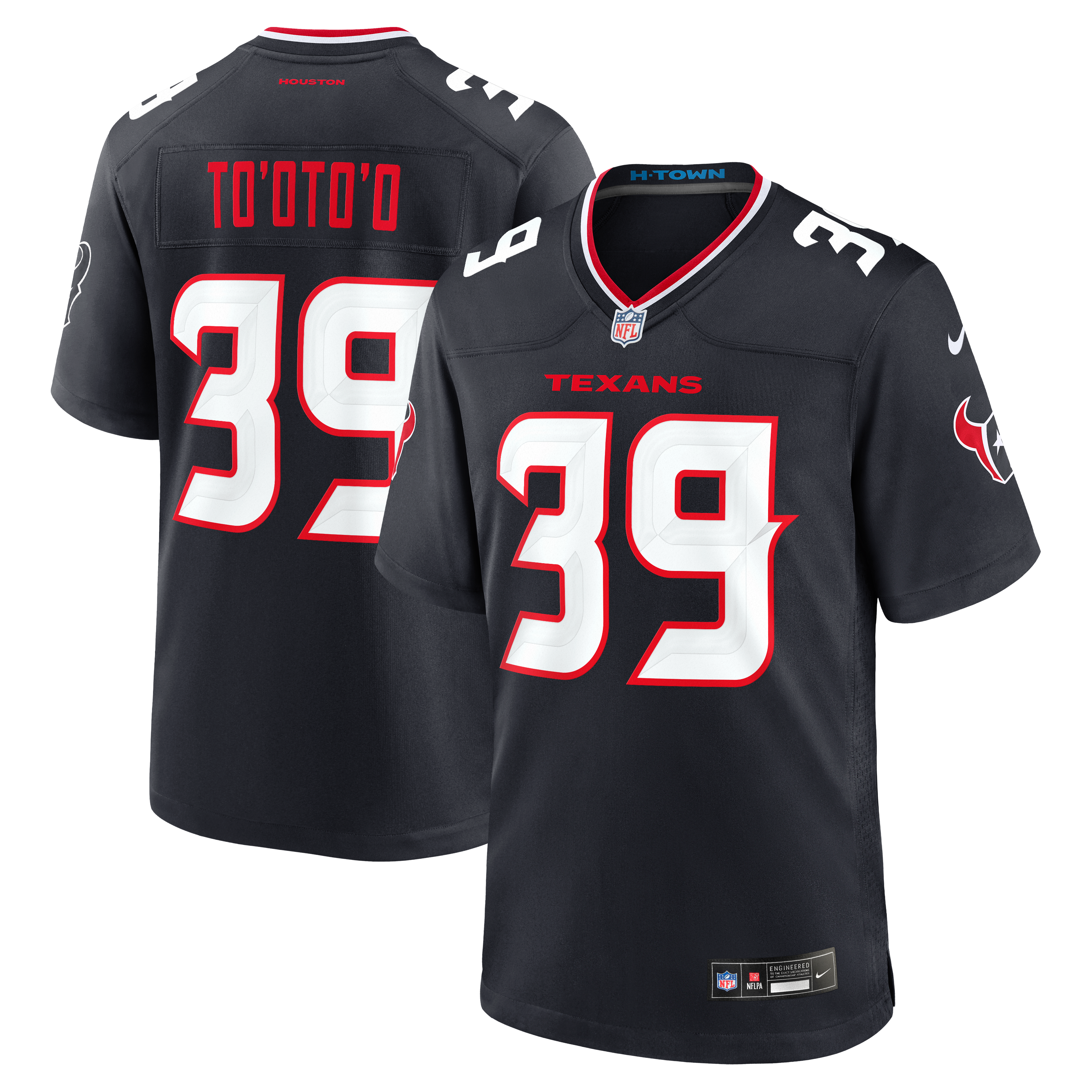 Henry To'oto'o Houston Texans Team Game Jersey Navy