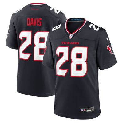 Jaden Davis Houston Texans Nike Team Game Jersey - Navy