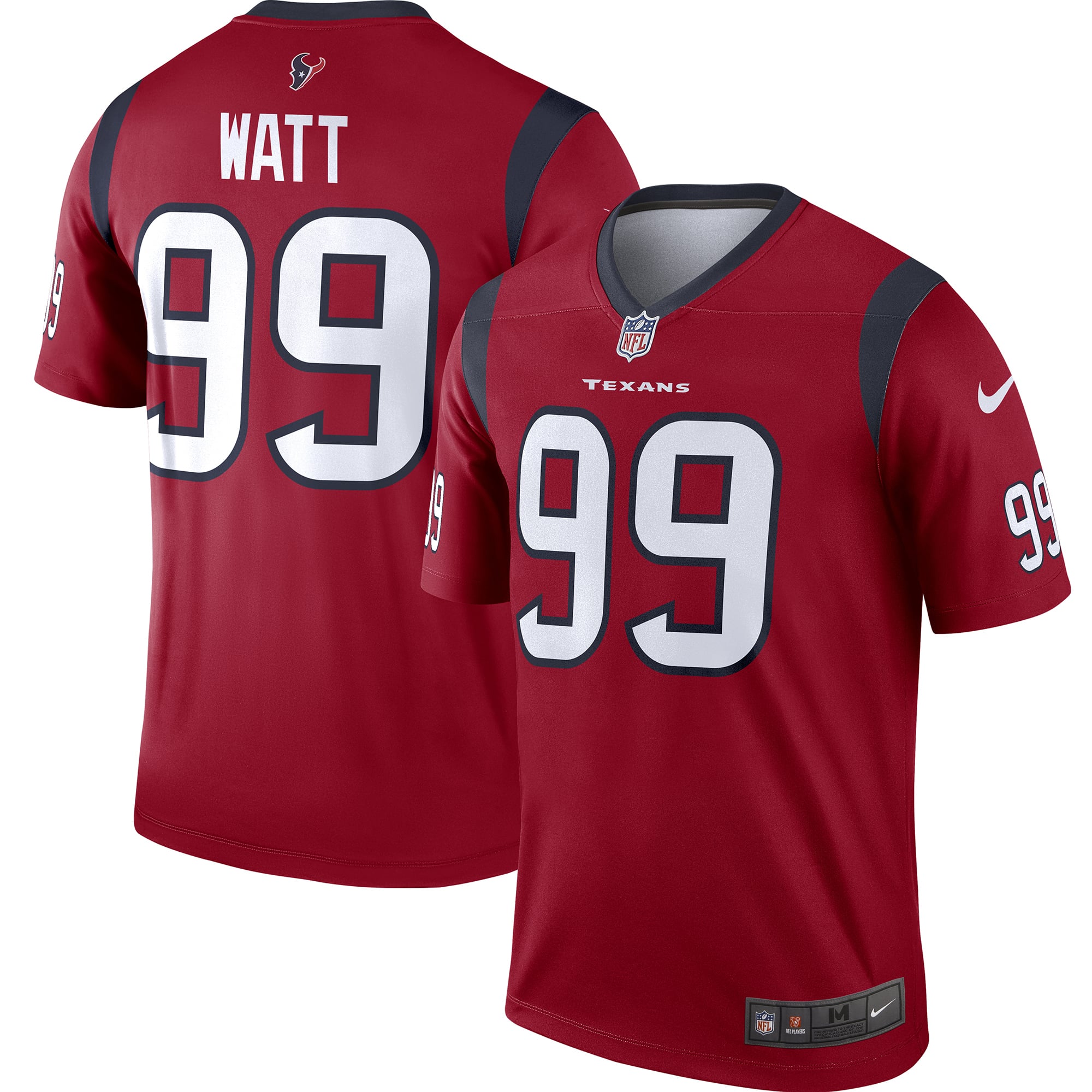 Men's Nike J.J. Watt Red Houston Texans Alternate Legend Player