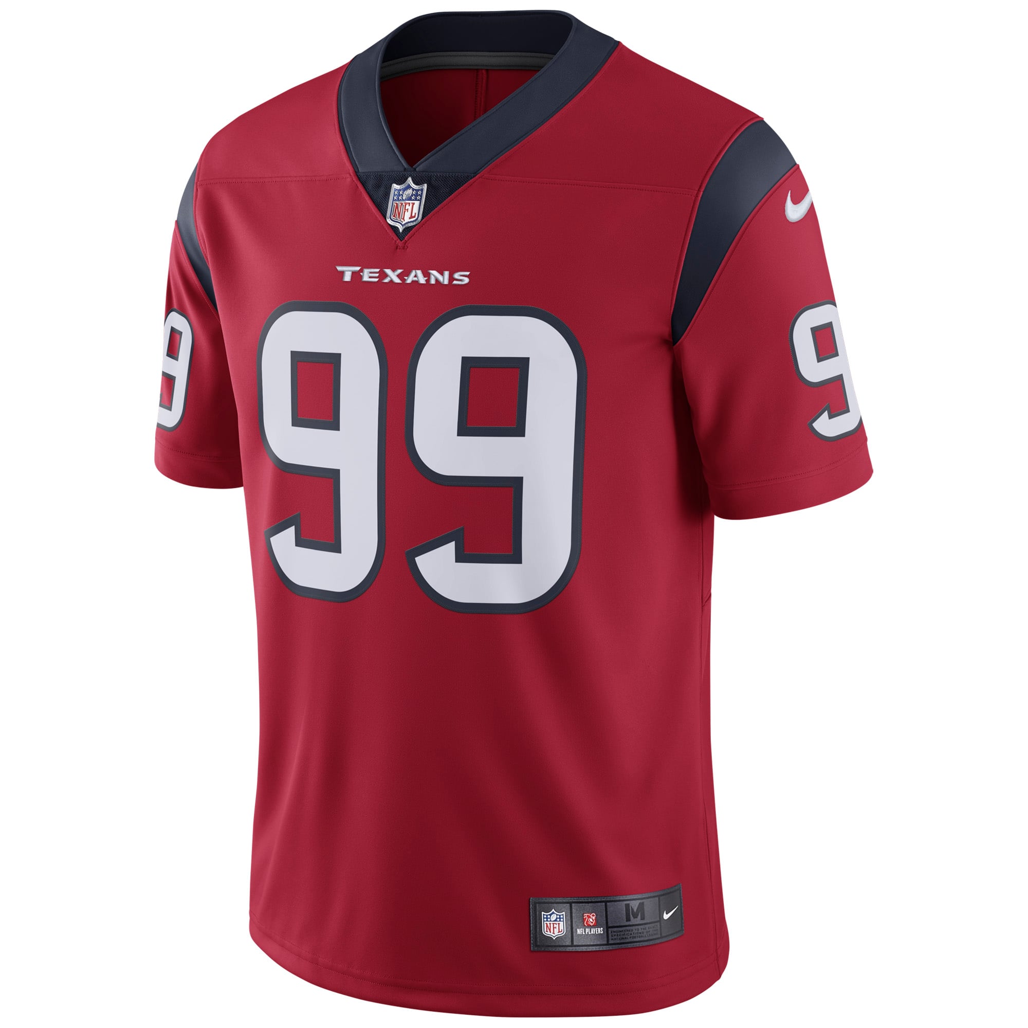 Men's Nike J.J. Watt Red Houston Texans Vapor Untouchable Limited