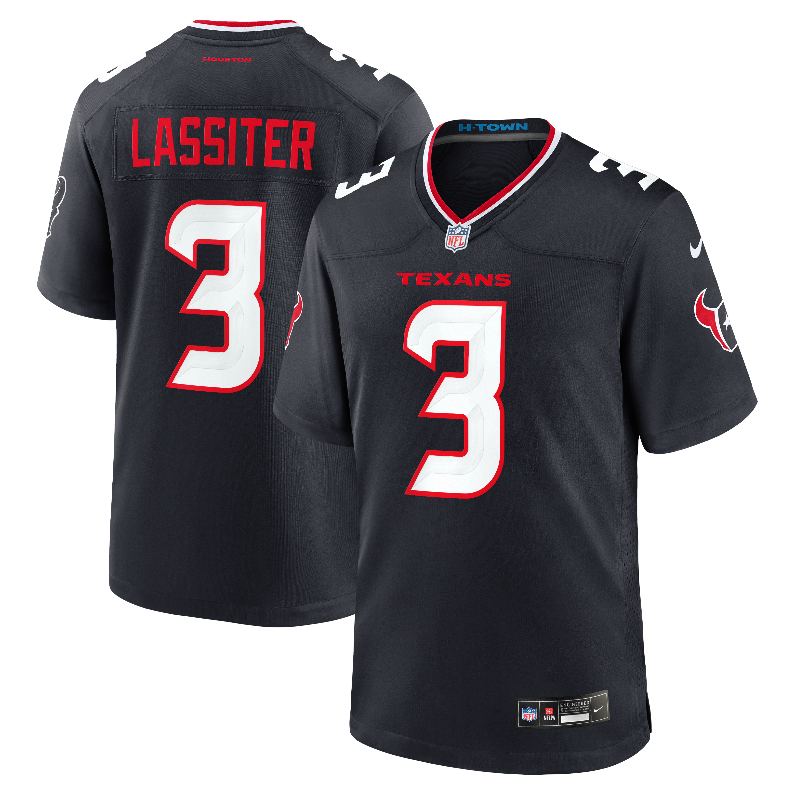 Kamari Lassiter Houston Texans Team Game Jersey Navy