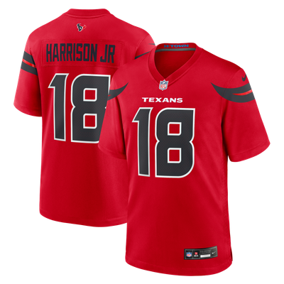 Marvin Harrison Jr. Houston Texans Nike Alternate Game Jersey - Red