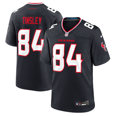 Mitch Tinsley Houston Texans Nike Team Game Jersey - Navy
