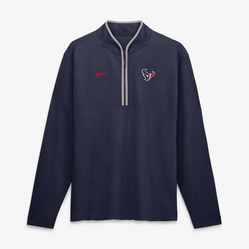  Houston Texans Nike Dri-FIT Victory Half-Zip Pullover - Navy