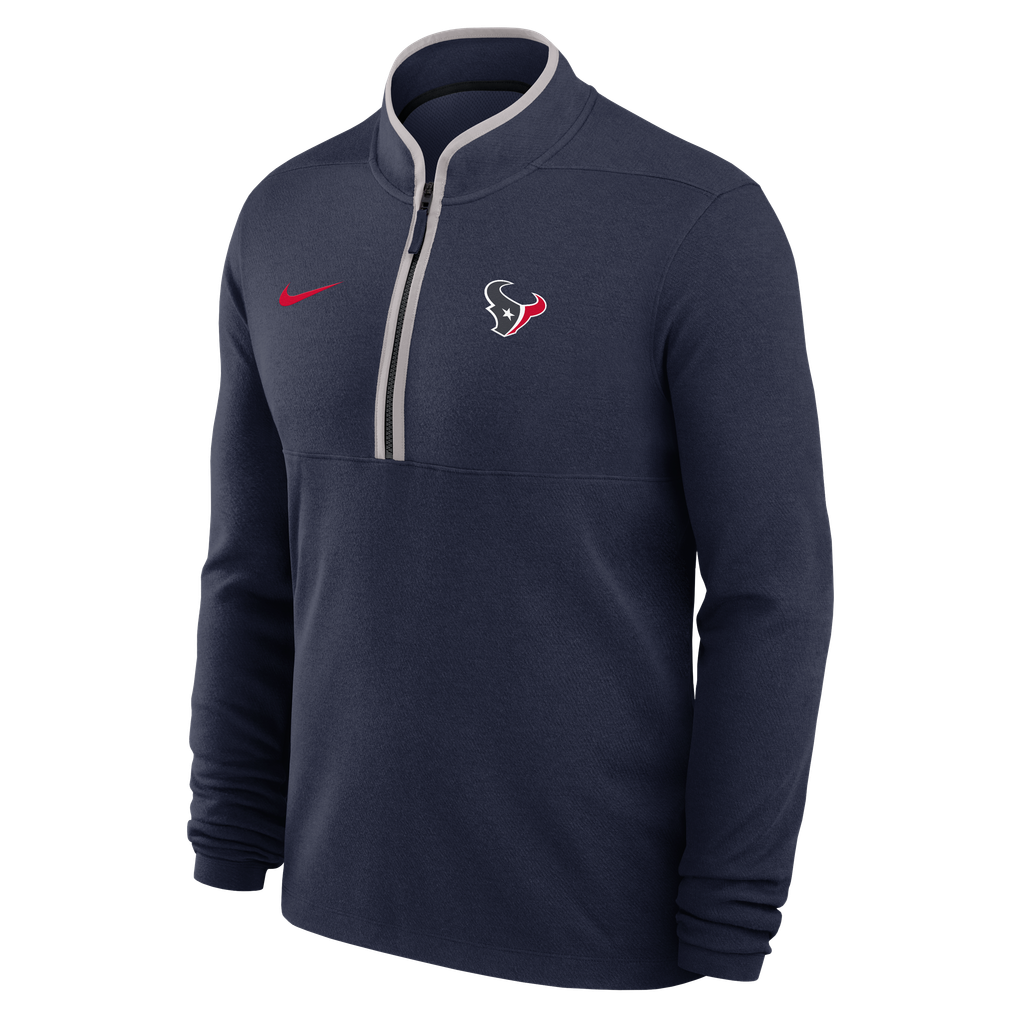  Houston Texans Nike Dri-FIT Victory Half-Zip Pullover - Navy