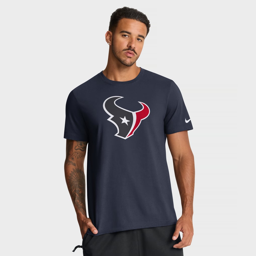 Houston Texans Nike Essential Logo T-Shirt - Navy