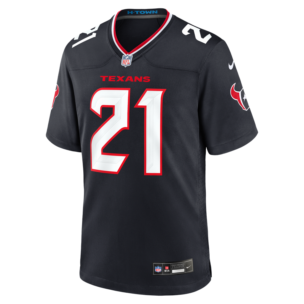 Nick Chubb Houston Texans Nike Team Game Jersey -  Navy
