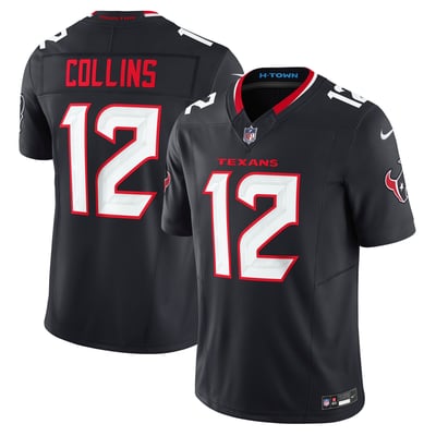 Nico Collins Houston Texans Nike Team Vapor F.U.S.E. Limited Jersey - Navy