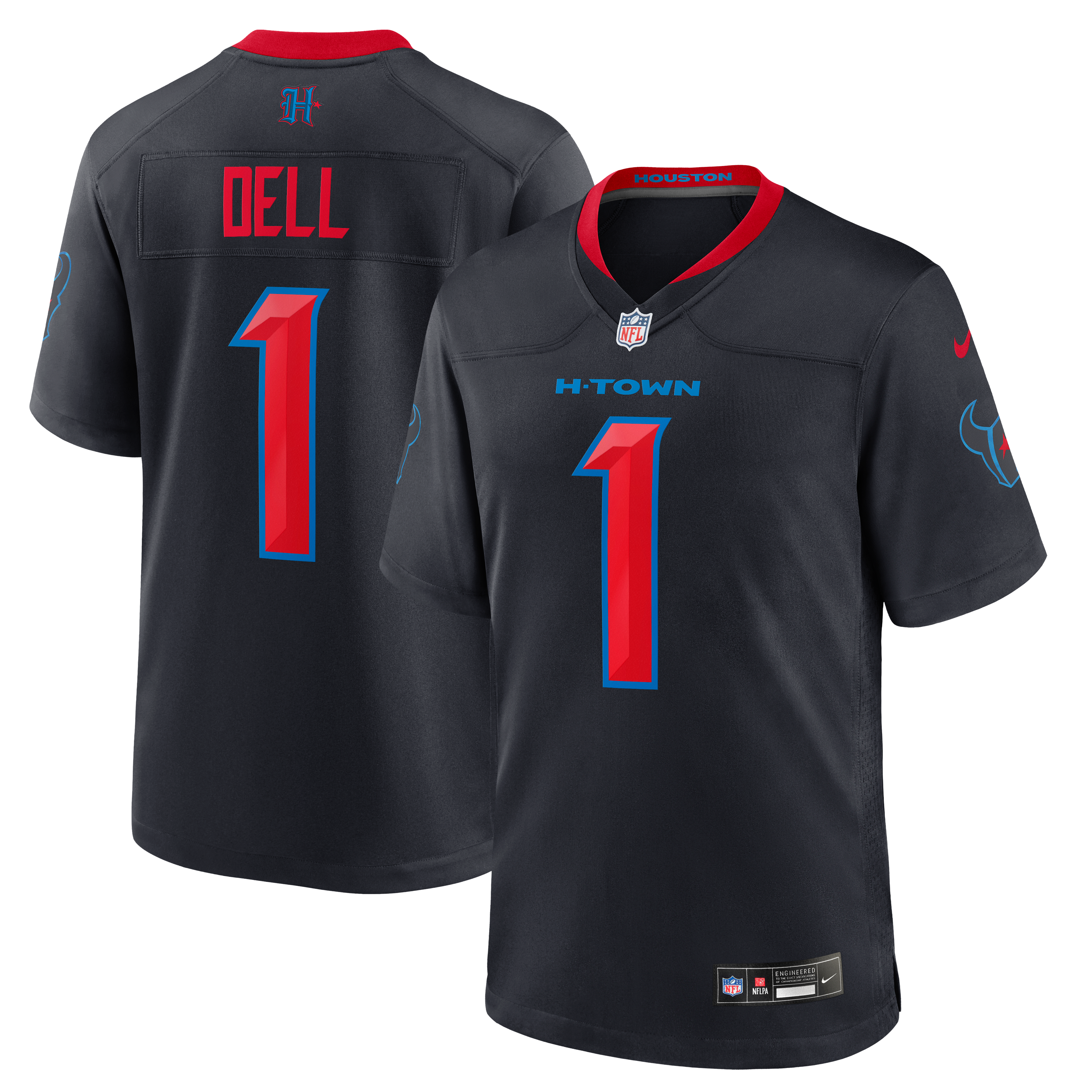 Tank Dell Houston Texans Alternate Game Jersey Navy