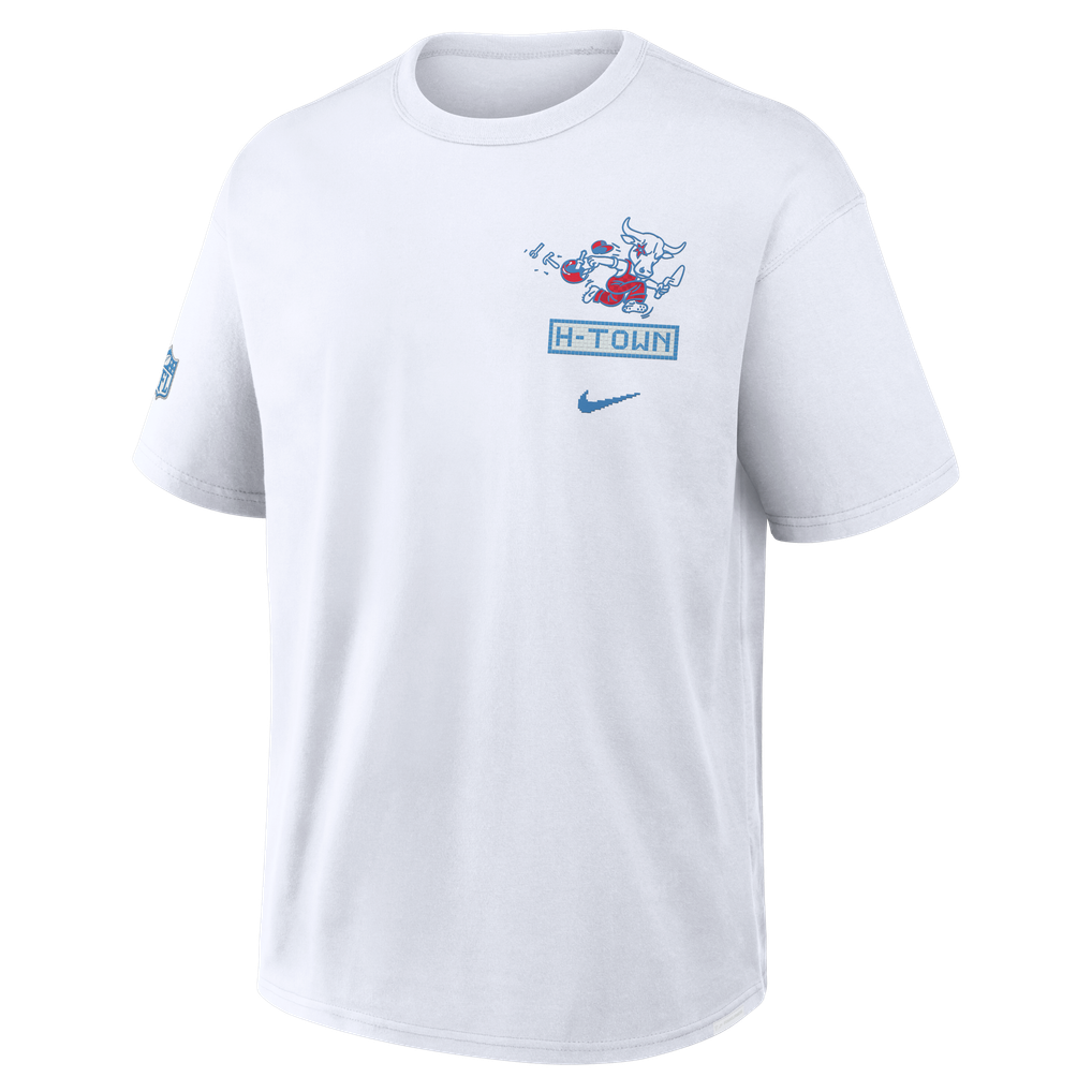 Men's Houston Texans Nike White 2026 Rivalries Collection Max90 T-Shirt